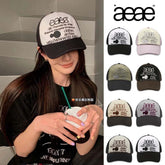 AEAE Vintage Logo Trucker Cap – 8 Colorways Adjustable Streetwear Baseball Hat