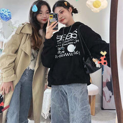 AEAE Graphic Logo Hoodie – Oversized Streetwear Pullover Sweatshirt Collection