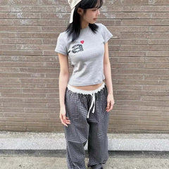 AEAE Women Utility Pants | Wide Leg Casual Cargo Bottoms