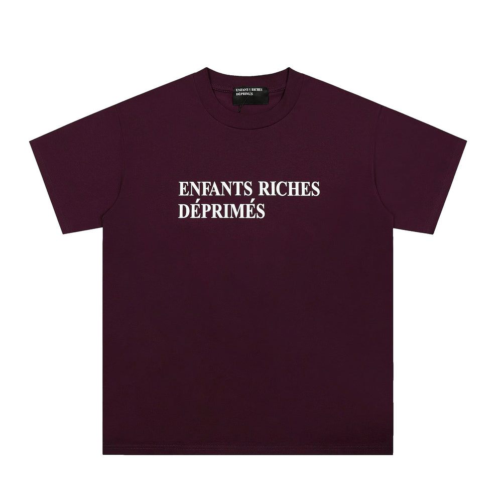 ERD Classic Logo Short Sleeve T-Shirt (Burgundy)