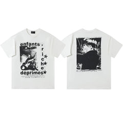 ERD Star Logo Graphic Short Sleeve T-Shirt (Off-White)