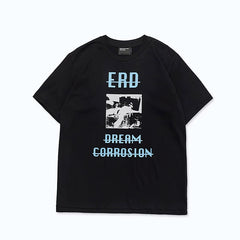 ERD Dream Corrosion Graphic Short Sleeve T-Shirt (Black)