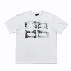 ERD Teeth Graphic Short Sleeve T-Shirt (White)