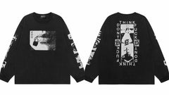 ERD Graphic Logo Long Sleeve T-Shirt (Black)