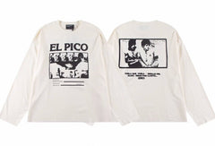 ERD "EL PICO" Graphic Long Sleeve T-Shirt (Off-White)