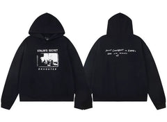 ERD "Stalin's Secret Daughter" Graphic Pullover Hoodie (Black)