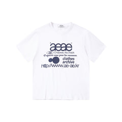Summer Essential aeae Colorful Polka Dot Tee - Loose Fit Apricot T-Shirt