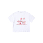 aeae Printed Short Sleeve T-Shirt | Retro Colorful Polka Dot Casual Top