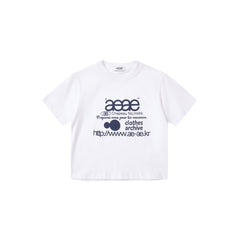 aeae Letters Graphic Oversized T-Shirt - Aesthetic Colorful Polka Dot Tee