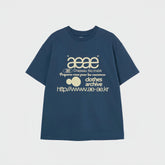 AEAE Korean Streetwear Graphic Oversized T-Shirt | Archive Logo Casual Tee