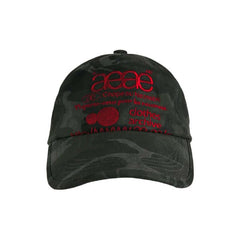 AEAE Camo Logo Baseball Cap | Korean Streetwear Embroidered Adjustable Hat