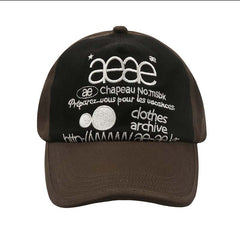 AEAE Street Style Cap | Korean Casual Cotton Hat