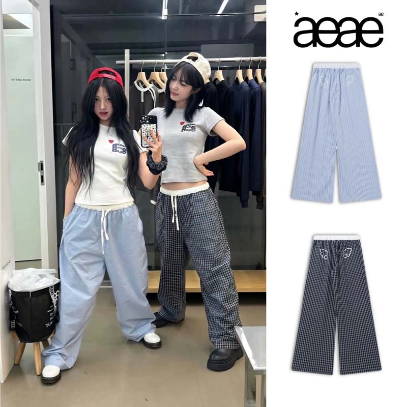 AEAE Women Utility Pants | Wide Leg Casual Cargo Bottoms