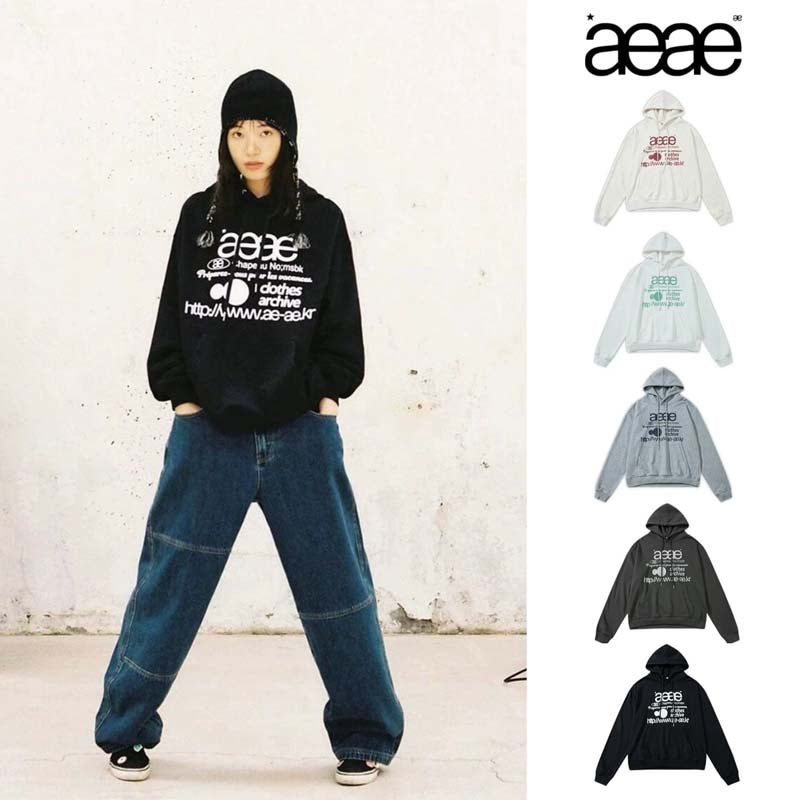 AEAE Graphic Logo Hoodie – Oversized Streetwear Pullover Sweatshirt Collection