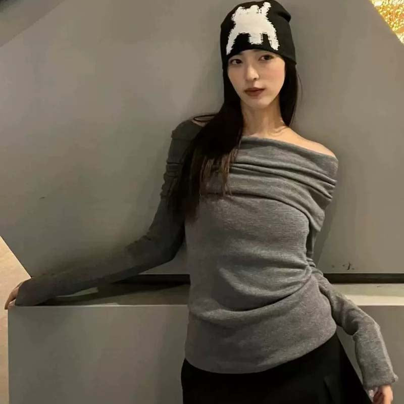 AEAE Pixel Cat Knit Beanie – Minimal Jacquard Winter Streetwear Hat