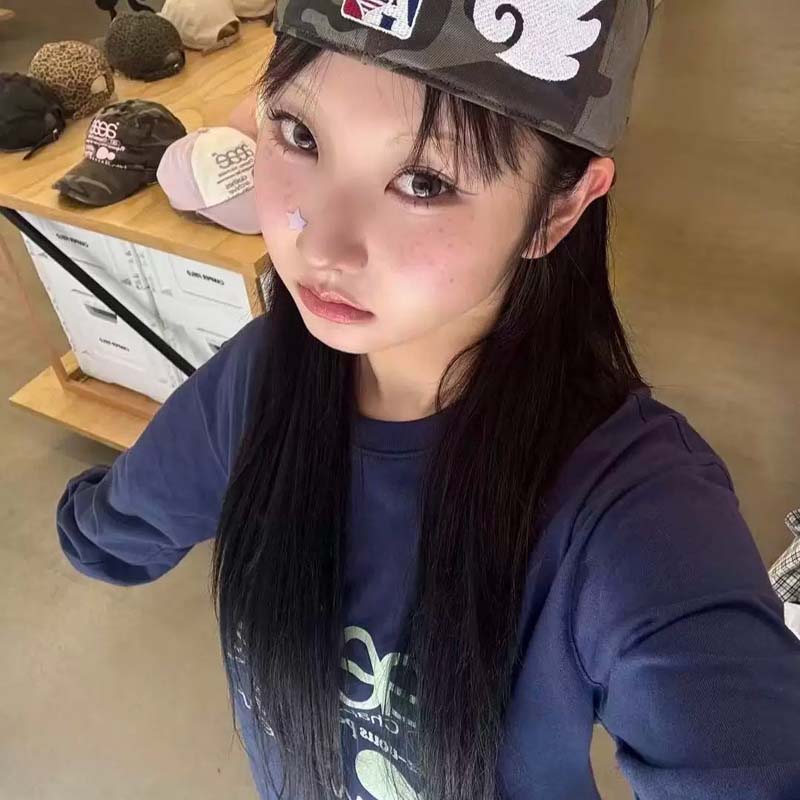 AEAE Logo Baseball Cap | Korean Streetwear Camo Cotton Snapback Hat