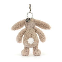 Jellycat Bag Charm Bashful Beige Bunny New Design 18cm