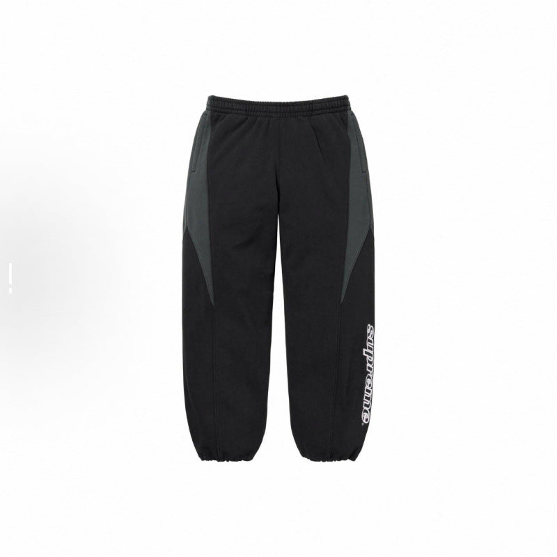 Supreme Vertical Logo Sweatpant - Black / Charcoal