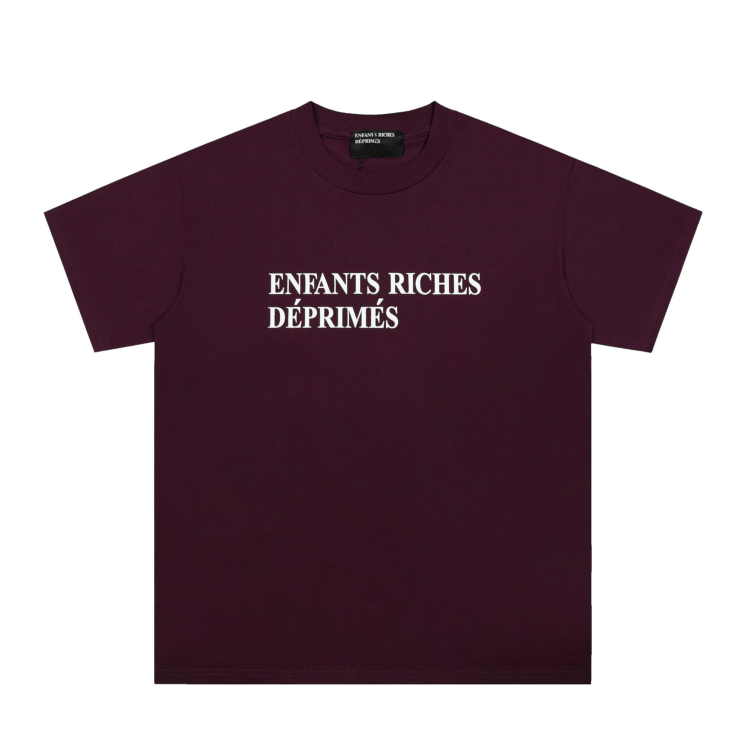ERD Classic Logo Short Sleeve T-Shirt (Burgundy)
