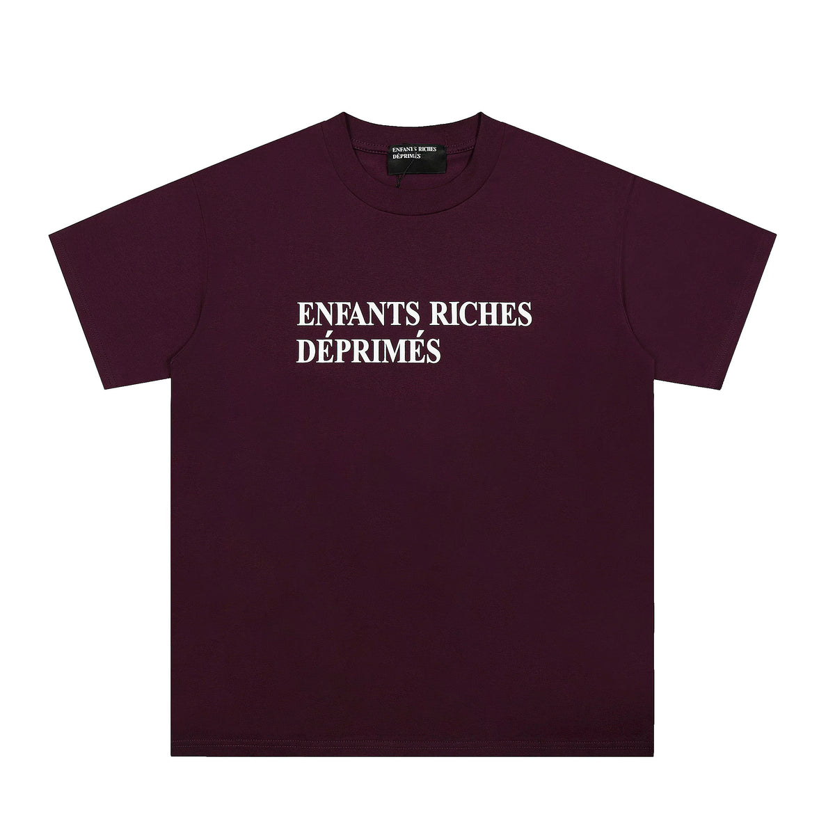 ERD Classic Logo Short Sleeve T-Shirt (Burgundy)