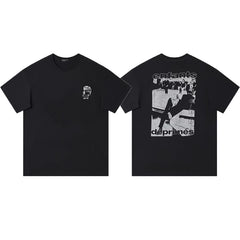 ERD Photo Graphic Short Sleeve T-Shirt (Black)