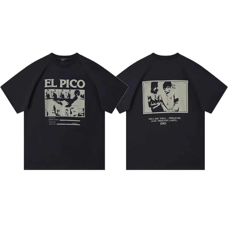 ERD El Pico Graphic Short Sleeve T-Shirt (Black)