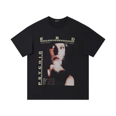 ERD Psychic Graphic Short Sleeve T-Shirt (Black)