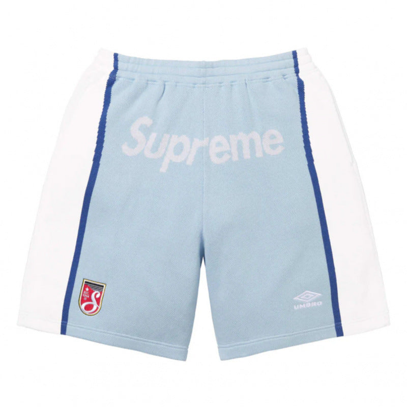 Supreme x Umbro Track Shorts - Light Blue / White