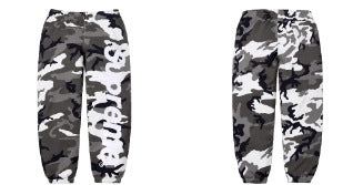 Supreme Camo Logo Sweatpants - Urban Camo / Snow Camo