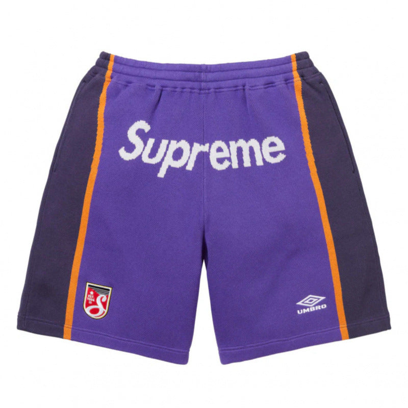 Supreme x Umbro Track Shorts - Purple / Orange