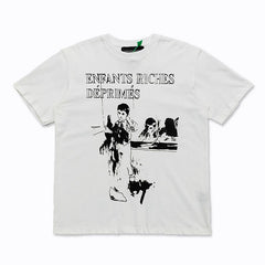 ERD Vintage Art Graphic T-Shirt White