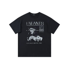 ERD Enfants Studio Graphic Short Sleeve T-Shirt (Black)