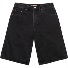 Supreme Denim Work Shorts - Washed Black