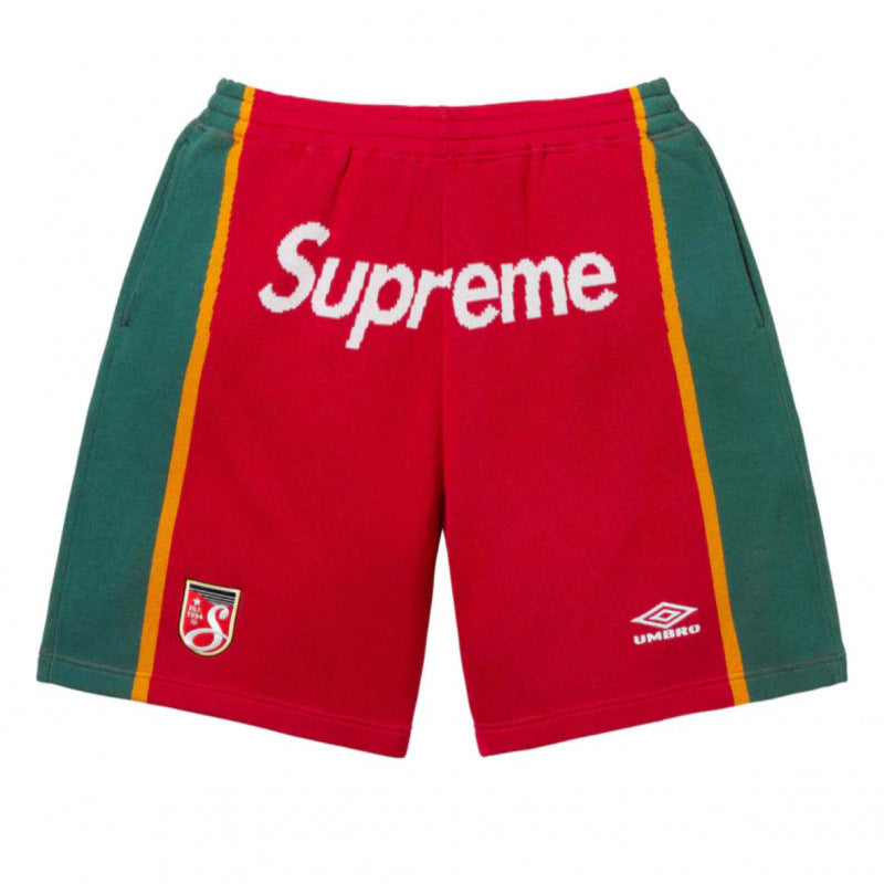 Supreme x Umbro Track Shorts - Red / Green