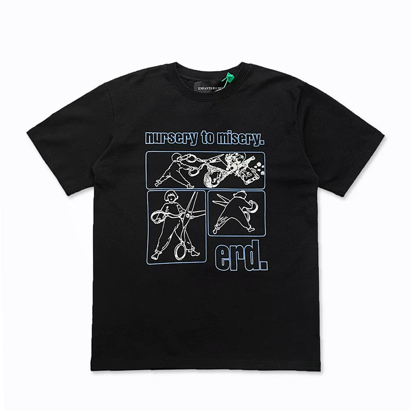 ERD Graphic Artwork T-Shirt Black