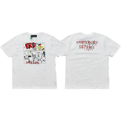 ERD Graffiti Sketch Short Sleeve T-Shirt (White)