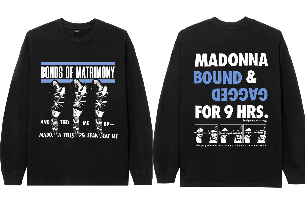 ERD Vintage Poster Graphic Long Sleeve T-Shirt Black