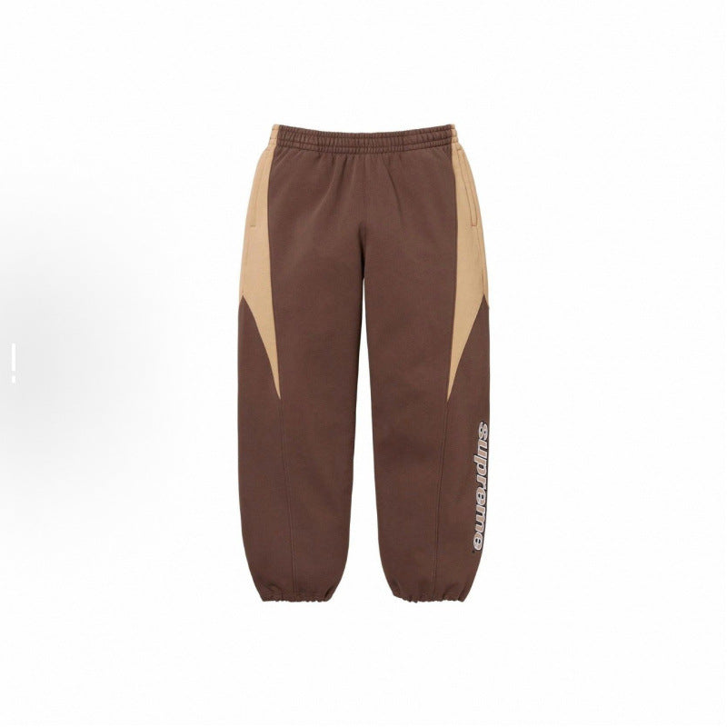 Supreme Vertical Logo Sweatpant - Brown / Tan