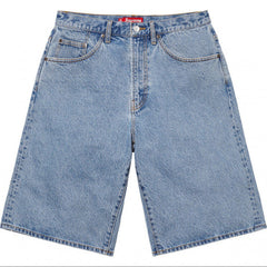 Supreme Denim Work Shorts - Light Blue Wash