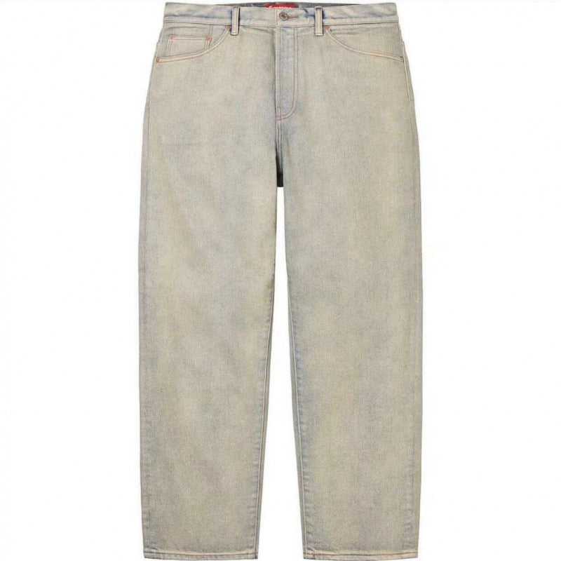 Supreme Washed Denim Jeans - Light Blue