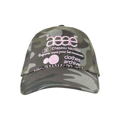 AEAE Camo Logo Baseball Cap | Korean Streetwear Embroidered Adjustable Hat