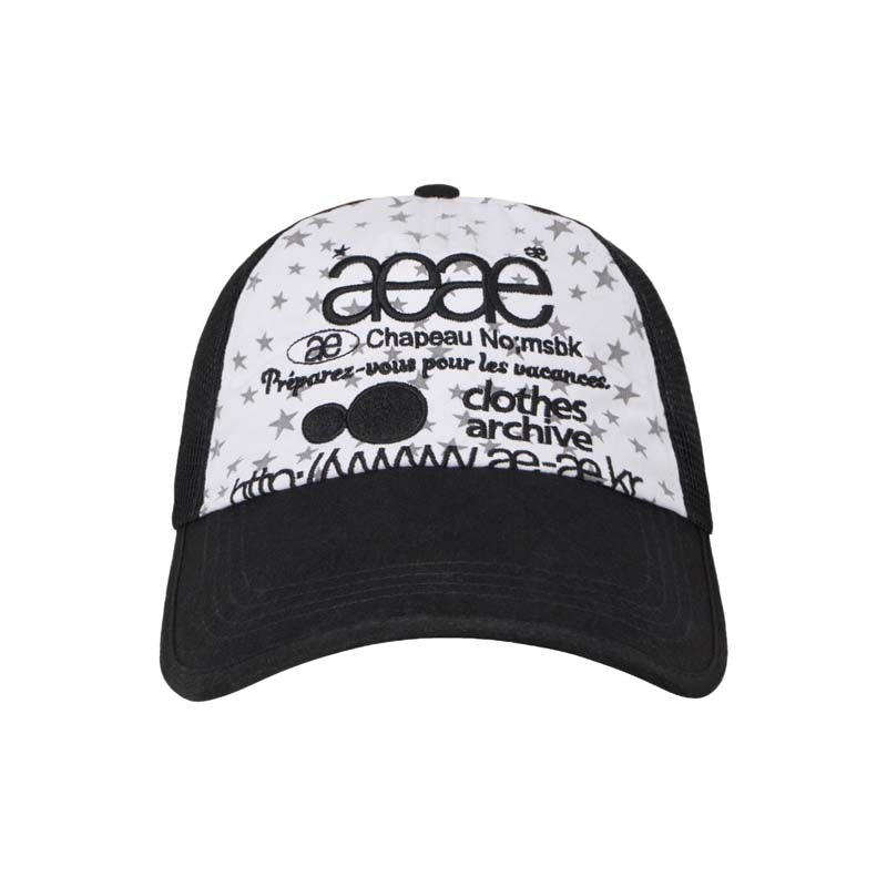 AEAE Vintage Star Graphic Trucker Cap – Retro Mesh Baseball Hat Unisex Streetwear