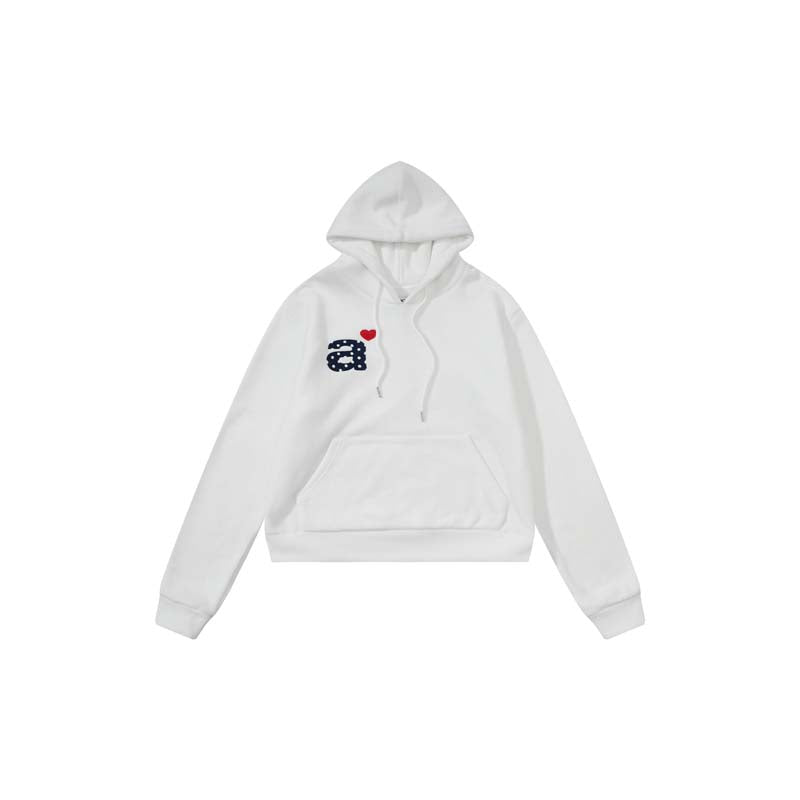 AEAE Heart Graphic Hoodie – Minimal Streetwear Casual Pullover Sweatshirt