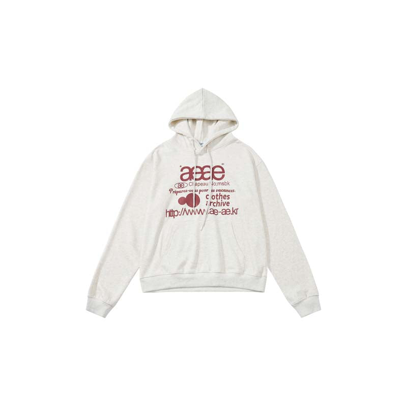 AEAE Graphic Logo Hoodie – Oversized Streetwear Pullover Sweatshirt Collection