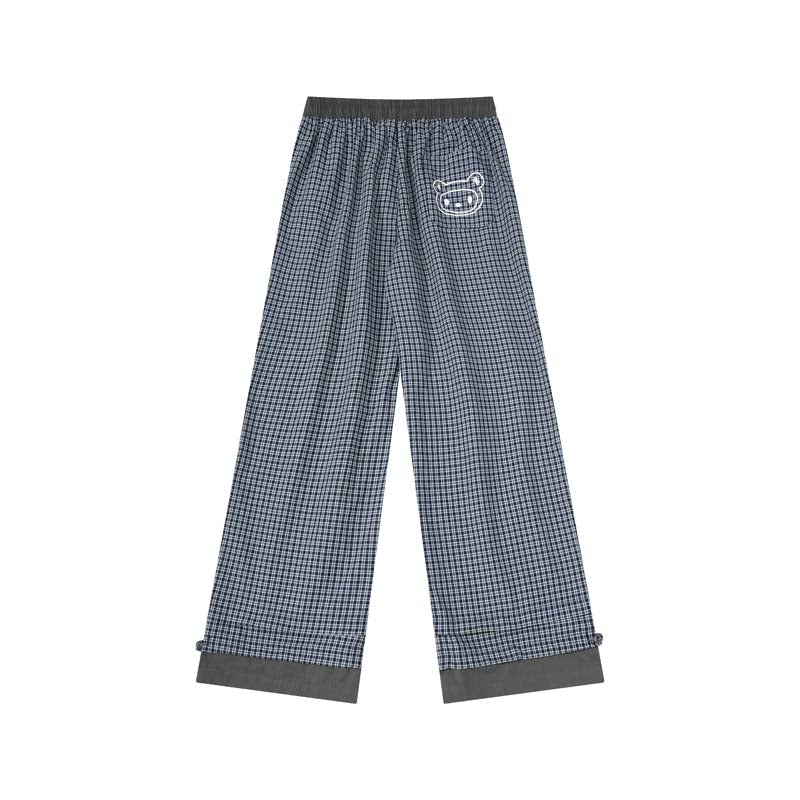 AEAE Women Wide Leg Pants | Korean Streetwear Casual Trousers