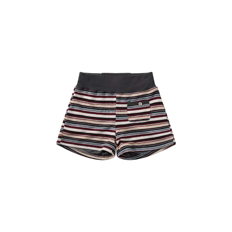 aeae Contrasting color stripe shorts casual and slimming