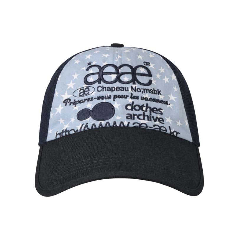 AEAE Vintage Star Graphic Trucker Cap – Retro Mesh Baseball Hat Unisex Streetwear