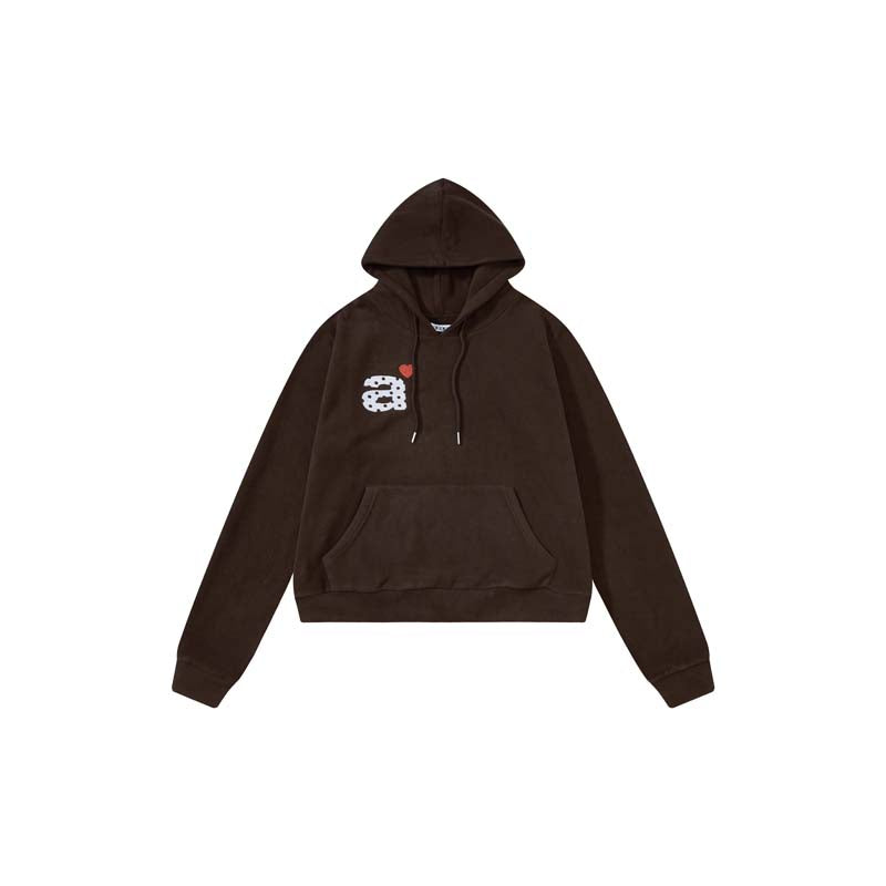 AEAE Heart Graphic Hoodie – Minimal Streetwear Casual Pullover Sweatshirt