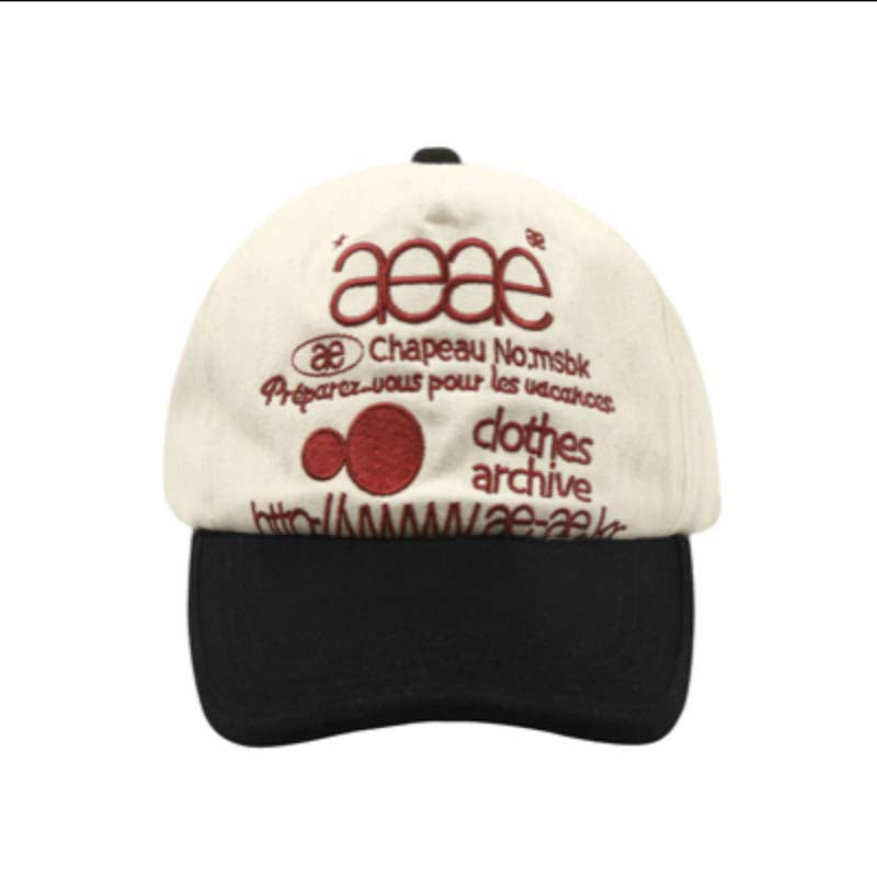 AEAE Korean Baseball Cap | Minimal Embroidered Hat