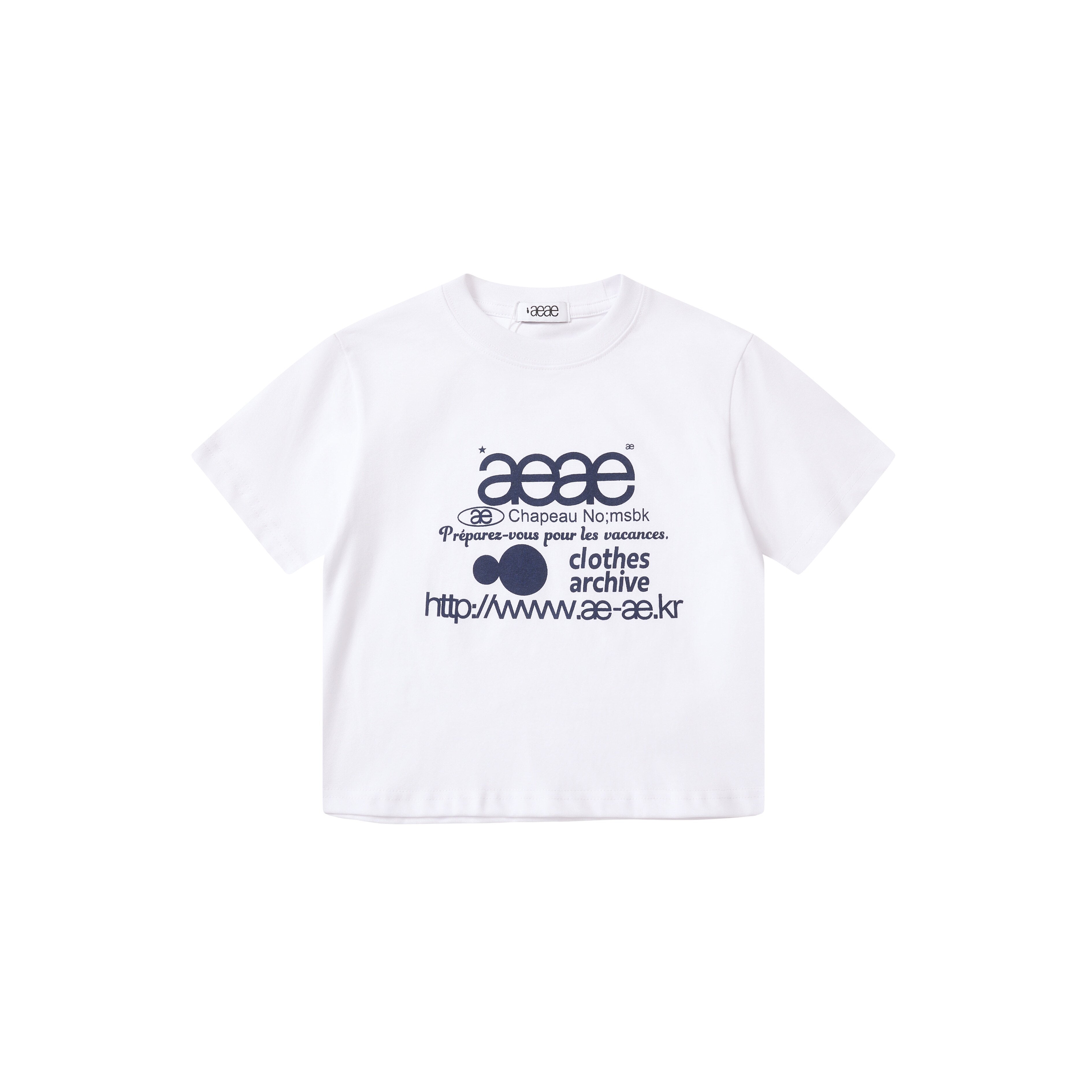 AEAE Y2K Cat Print T-Shirt | Slim Fit Korean Aesthetic Summer Tee